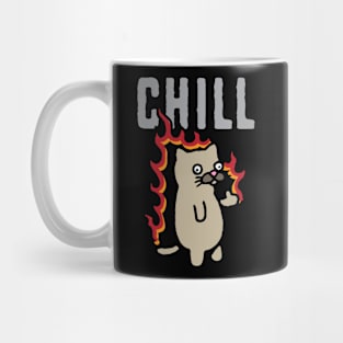 FUNNY BURN AND CHILL Mug